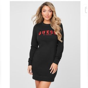 Black Guess Sweater dress size Large
